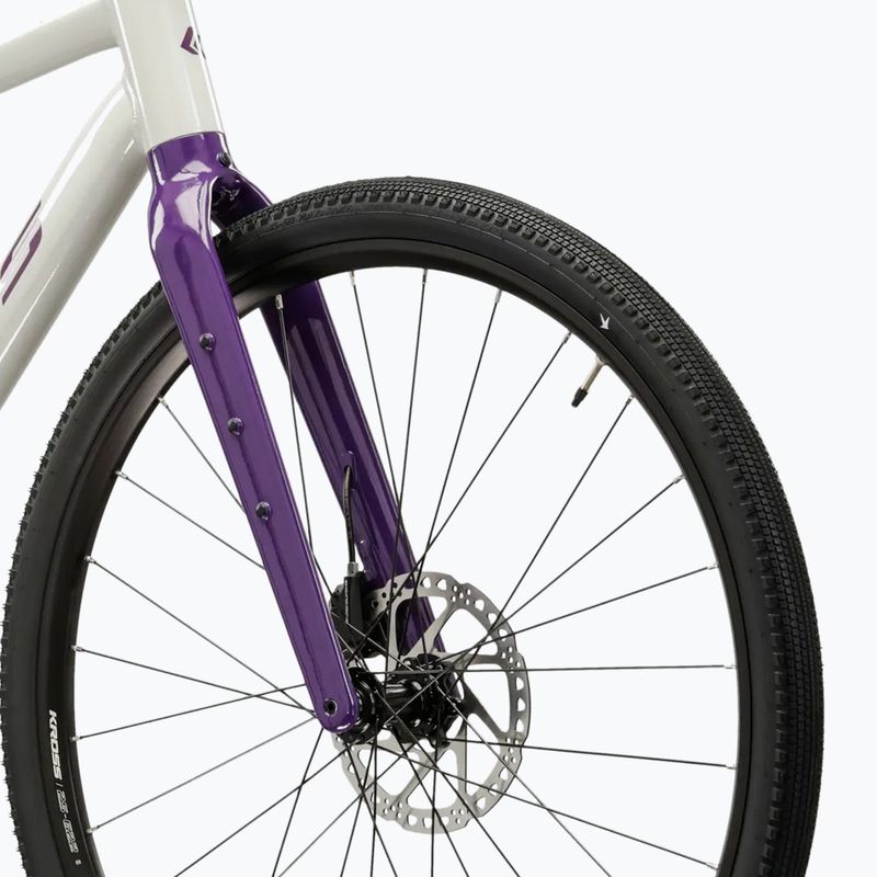 Bicicletă gravel KROSS Esker 1.0 FL grey/purple/gloss 6