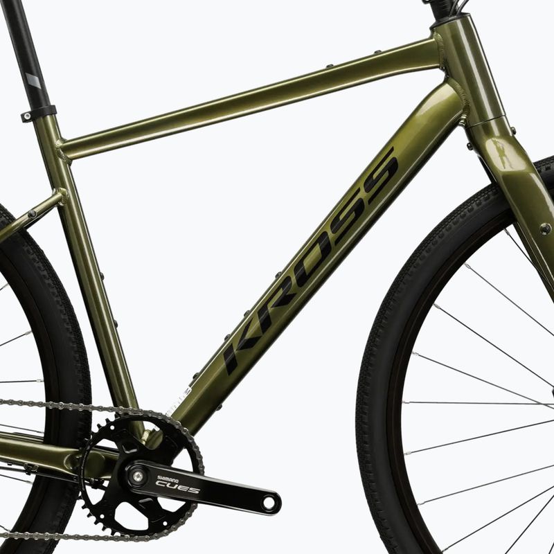 Bicicletă gravel KROSS Esker 1.0 FL green/graphite/gloss 11