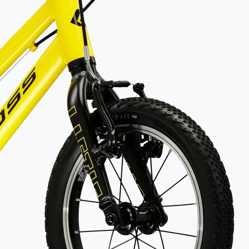 Bicicletă pentru copii KROSS Liftie 14 yellow/black/matte 5