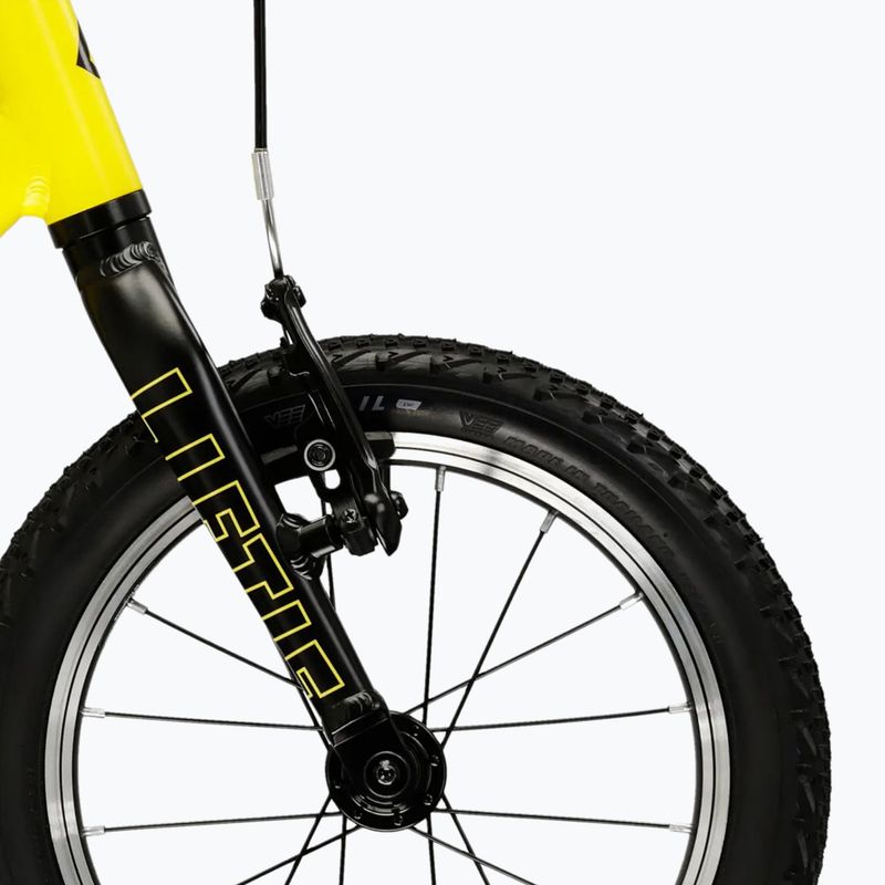 Bicicletă pentru copii KROSS Liftie 14 yellow/black/matte 6