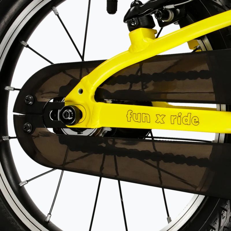 Bicicletă pentru copii KROSS Liftie 14 yellow/black/matte 7