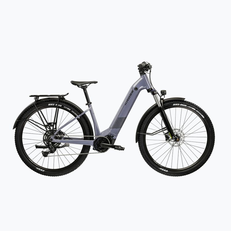 Bicicletă electrică KROSS Influx Suv Hybrid 1.0 820Wh LS gray/black/gloss