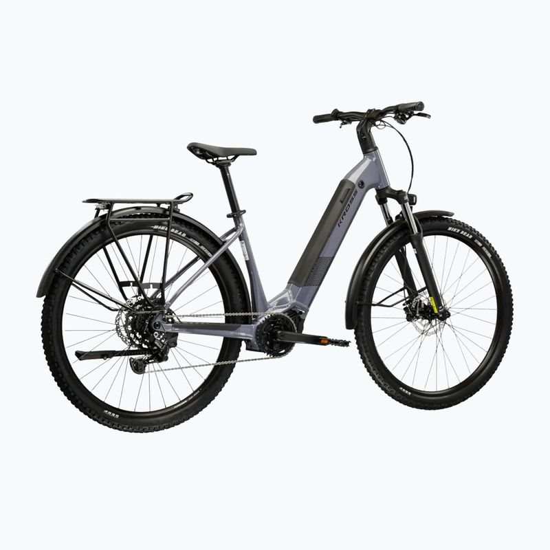 Bicicletă electrică KROSS Influx Suv Hybrid 1.0 820Wh LS gray/black/gloss 3