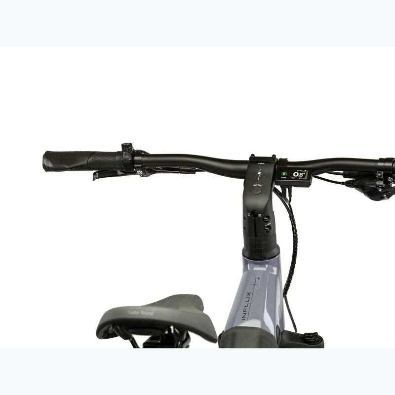 Bicicletă electrică KROSS Influx Suv Hybrid 1.0 820Wh LS gray/black/gloss 5