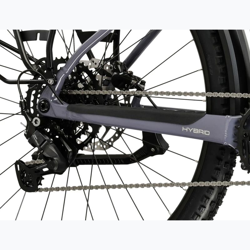 Bicicletă electrică KROSS Influx Suv Hybrid 1.0 820Wh LS gray/black/gloss 8