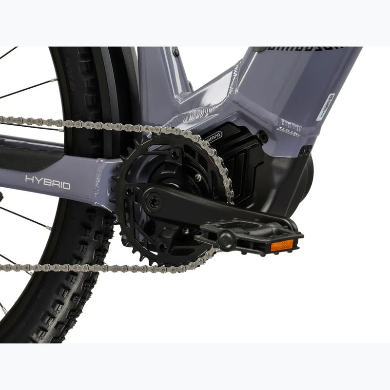 Bicicletă electrică KROSS Influx Suv Hybrid 1.0 820Wh LS gray/black/gloss 9