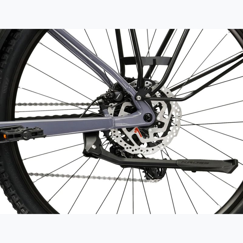 Bicicletă electrică KROSS Influx Suv Hybrid 1.0 820Wh LS gray/black/gloss 11