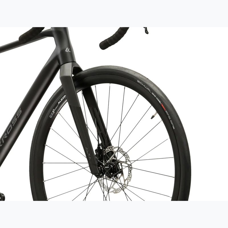Bicicletă de șosea KROSS Alta 4.0 black/graphite/matte 7