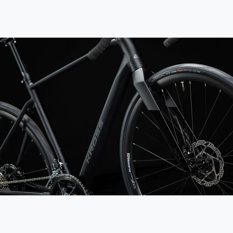 Bicicletă de șosea KROSS Alta 4.0 black/graphite/matte 16