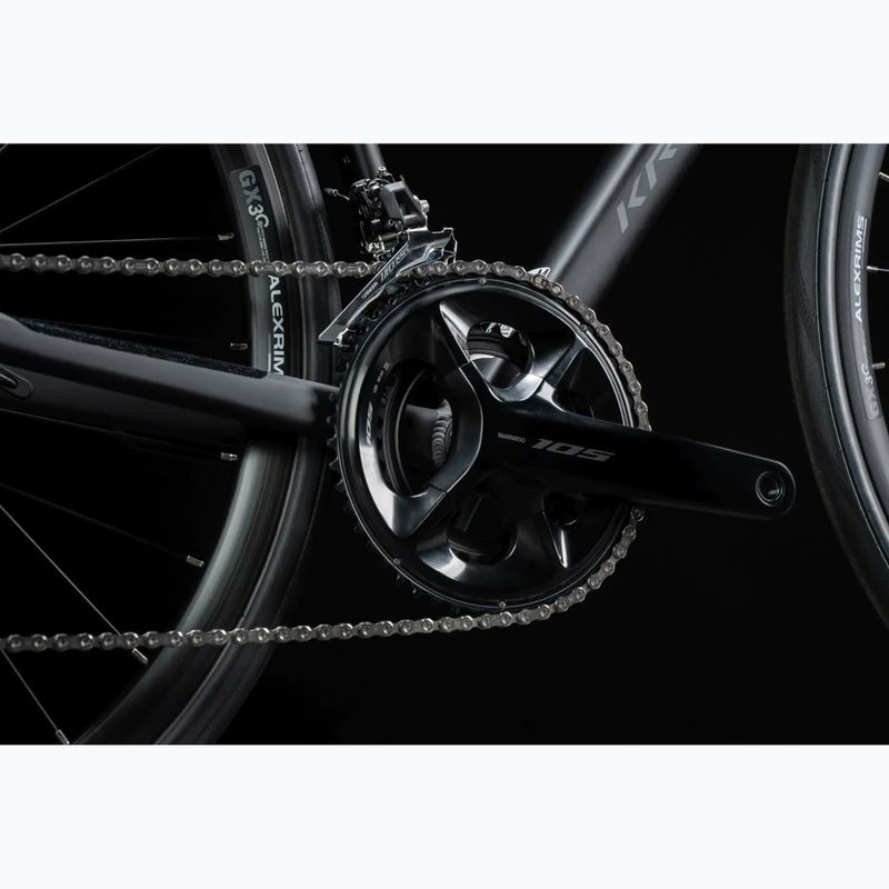 Bicicletă de șosea KROSS Alta 4.0 black/graphite/matte 18
