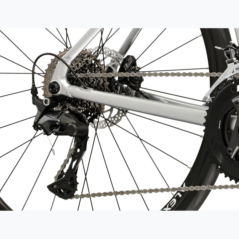 Bicicletă de șosea KROSS Alta 2.0 silver/turquoise/gloss 7