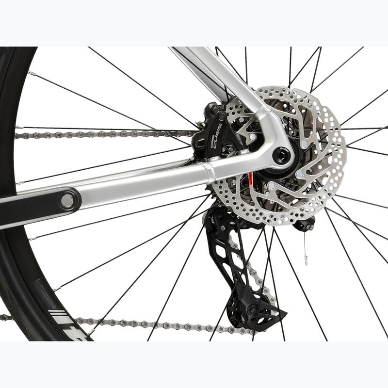 Bicicletă de șosea KROSS Alta 2.0 silver/turquoise/gloss 9