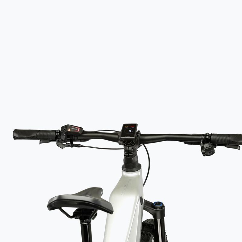 Bicicletă electrică pentru femei KROSS Influx Hyb 5.0 W 29 cells 800 Wh silver/blue/gloss 5