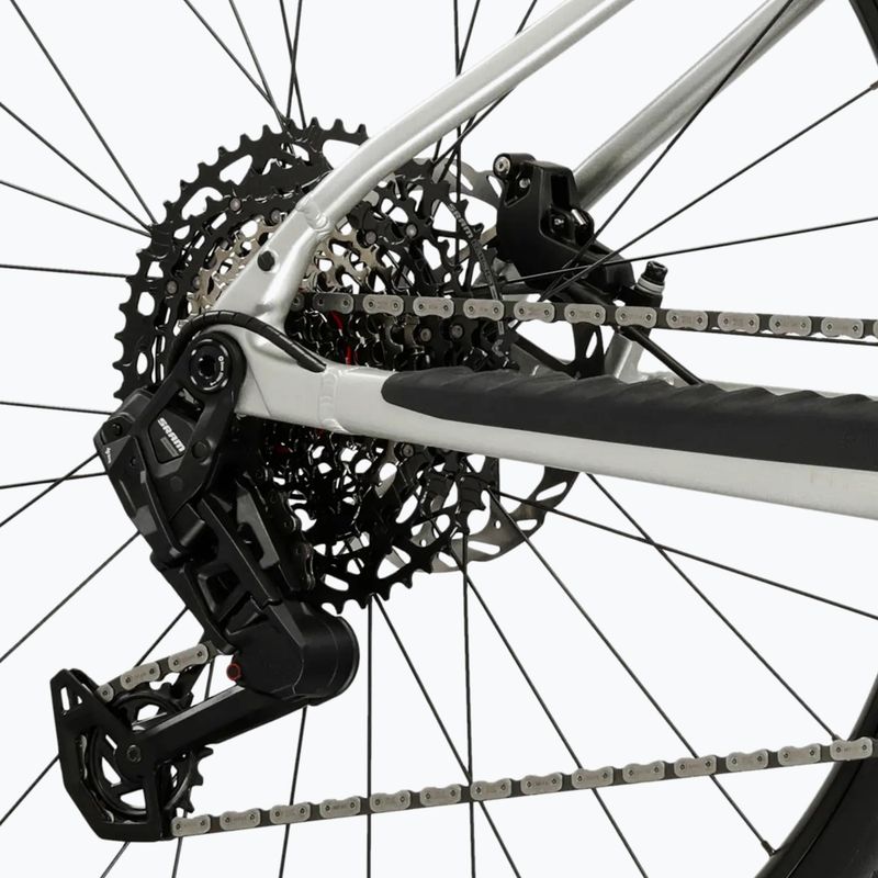 Bicicletă electrică pentru femei KROSS Influx Hyb 5.0 W 29 cells 800 Wh silver/blue/gloss 8