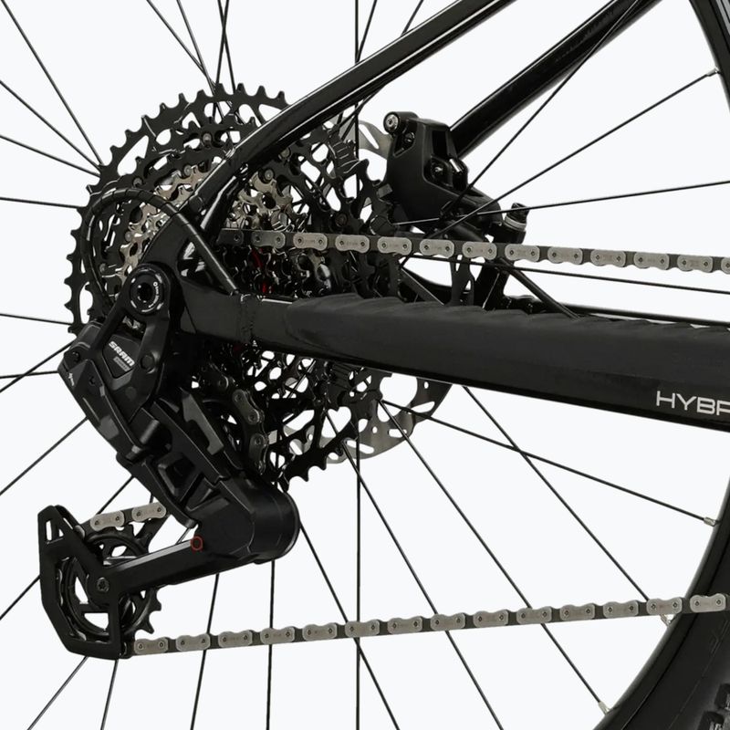 Bicicletă electrică KROSS Influx Hyb 5.0 29 electric 800 Wh black/white/gloss 7