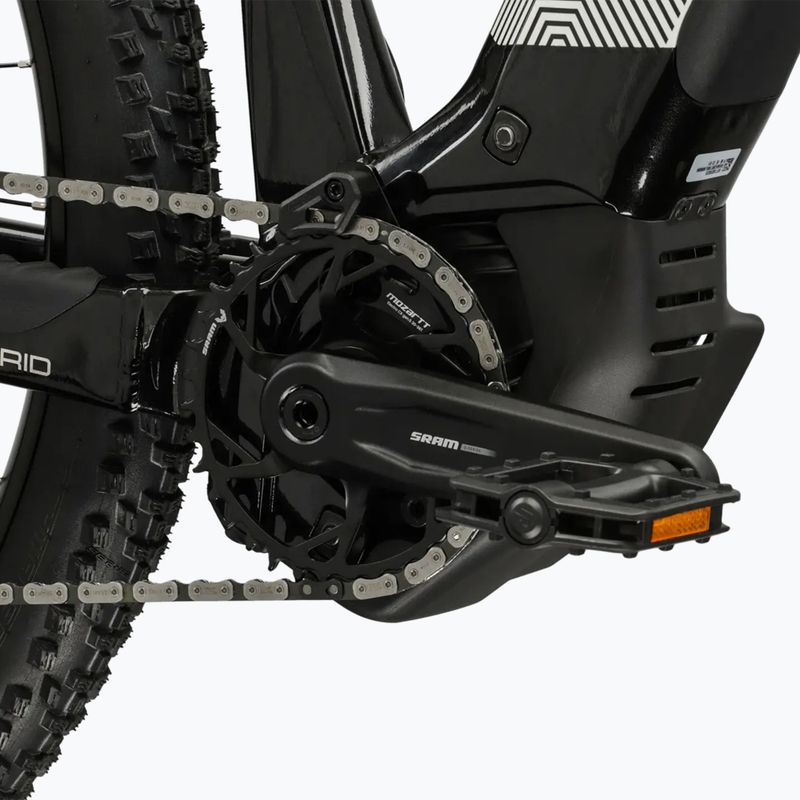 Bicicletă electrică KROSS Influx Hyb 5.0 29 electric 800 Wh black/white/gloss 8