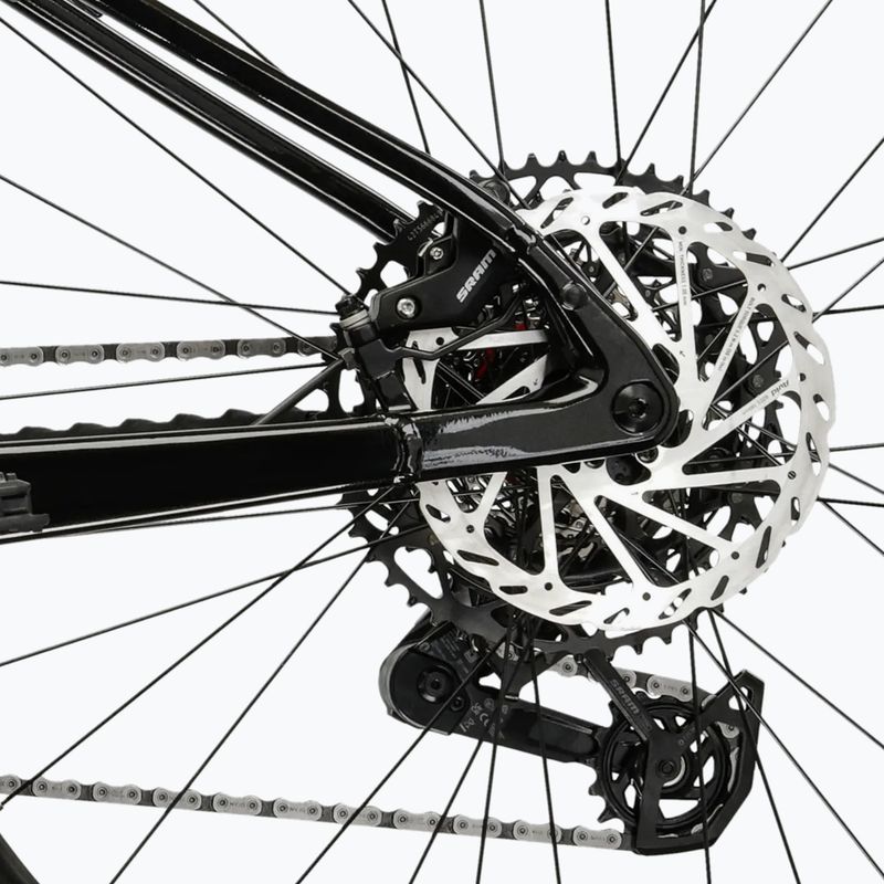 Bicicletă electrică KROSS Influx Hyb 5.0 29 electric 800 Wh black/white/gloss 10