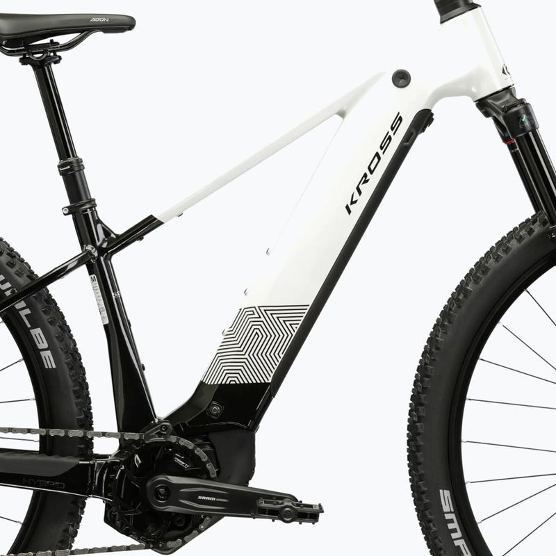 Bicicletă electrică KROSS Influx Hyb 5.0 29 electric 800 Wh black/white/gloss 11