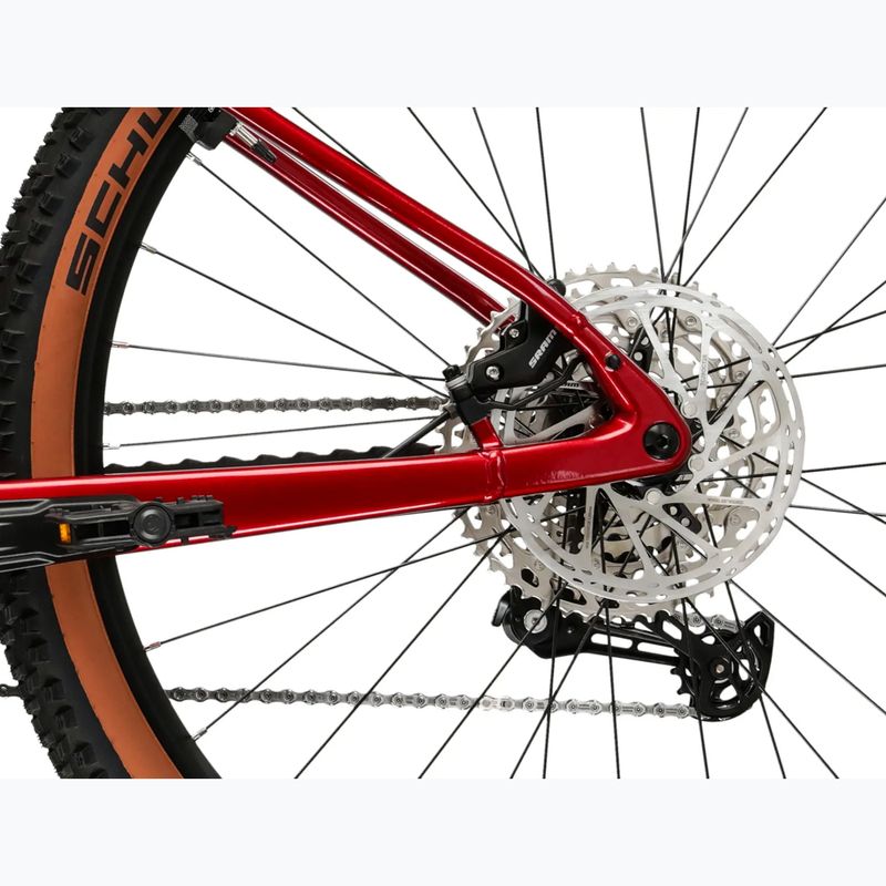 Bicicletă electrică pentru femei KROSS Influx Hyb 4.0 W 29 el. 800 Wh ruby/burgundy/gloss 11