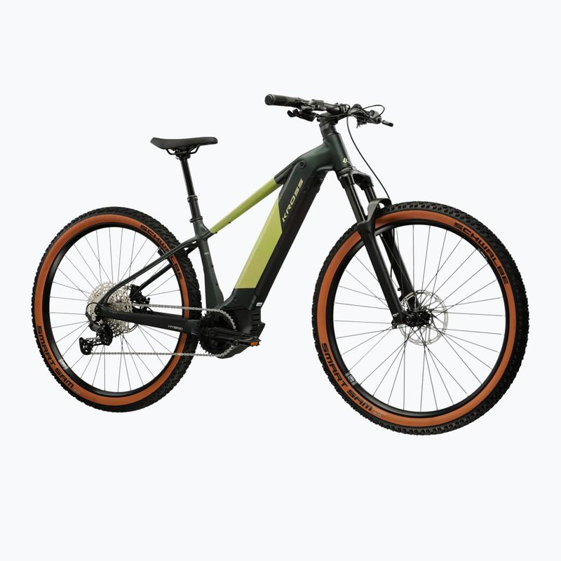 Bicicletă electrică KROSS Influx Hyb 4.0 29 el. 800 Mh green/khaki/matte 2