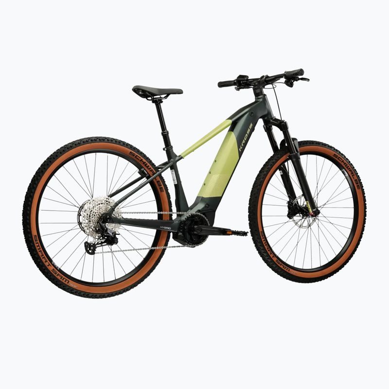 Bicicletă electrică KROSS Influx Hyb 4.0 29 el. 800 Mh green/khaki/matte 3