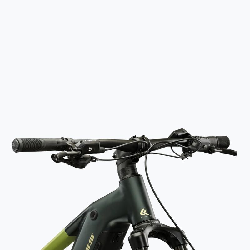 Bicicletă electrică KROSS Influx Hyb 4.0 29 el. 800 Mh green/khaki/matte 4