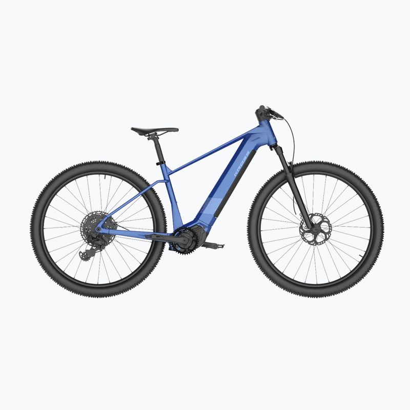 Bicicletă electrică KROSS Influx Hyb 4.0 29 el. 800 Mh blue/light blue/gloss