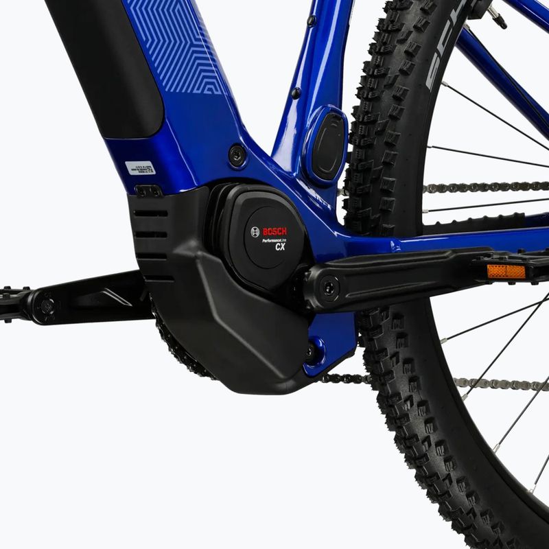 Bicicletă electrică KROSS Influx Hyb 4.0 29 el. 800 Mh blue/light blue/gloss 10