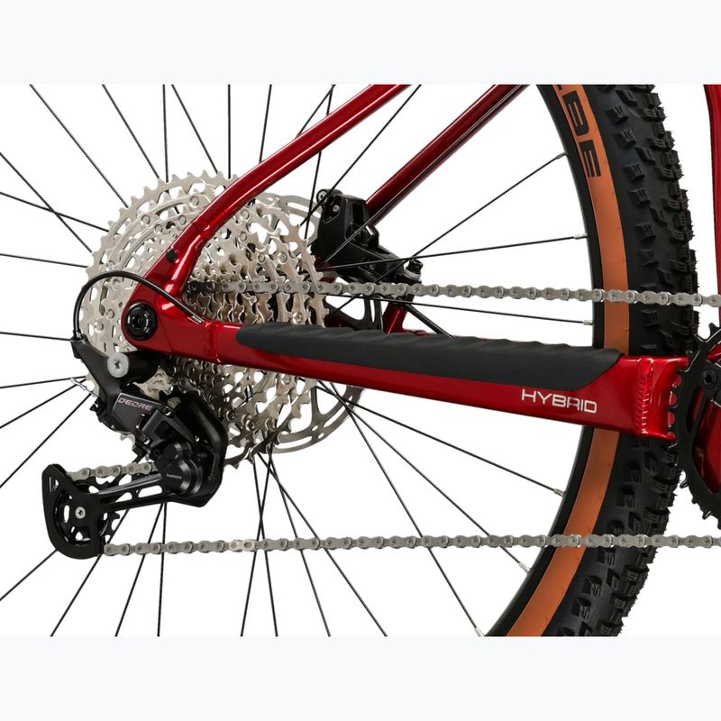 Bicicletă electrică pentru femei KROSS Influx Hyb 4.0 W 27.5 el. 800 Wh ruby/burgundy/gloss 8