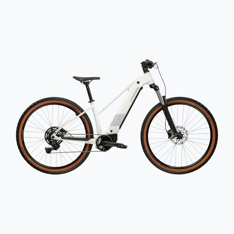 Bicicletă electrică pentru femei KROSS Influx Hyb 2.0 29 el. 600 Wh pearl/purple/gloss 14