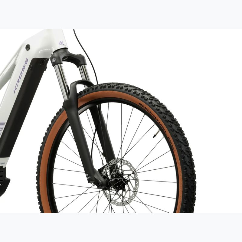 Bicicletă electrică pentru femei KROSS Influx Hyb 2.0 29 el. 600 Wh pearl/purple/gloss 5