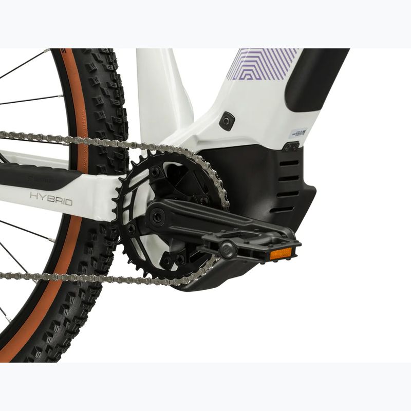 Bicicletă electrică pentru femei KROSS Influx Hyb 2.0 29 el. 600 Wh pearl/purple/gloss 8