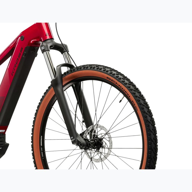 Bicicletă electrică KROSS Influx Hyb 2.0 29 el. 600 Wh ruby/black/gloss 6