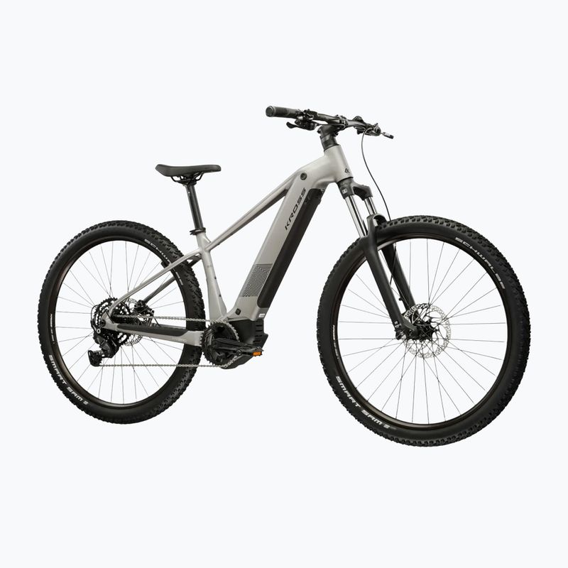 Bicicletă electrică KROSS Influx Hyb 2.0 29 el. 600 Wh silver/black/matte 2