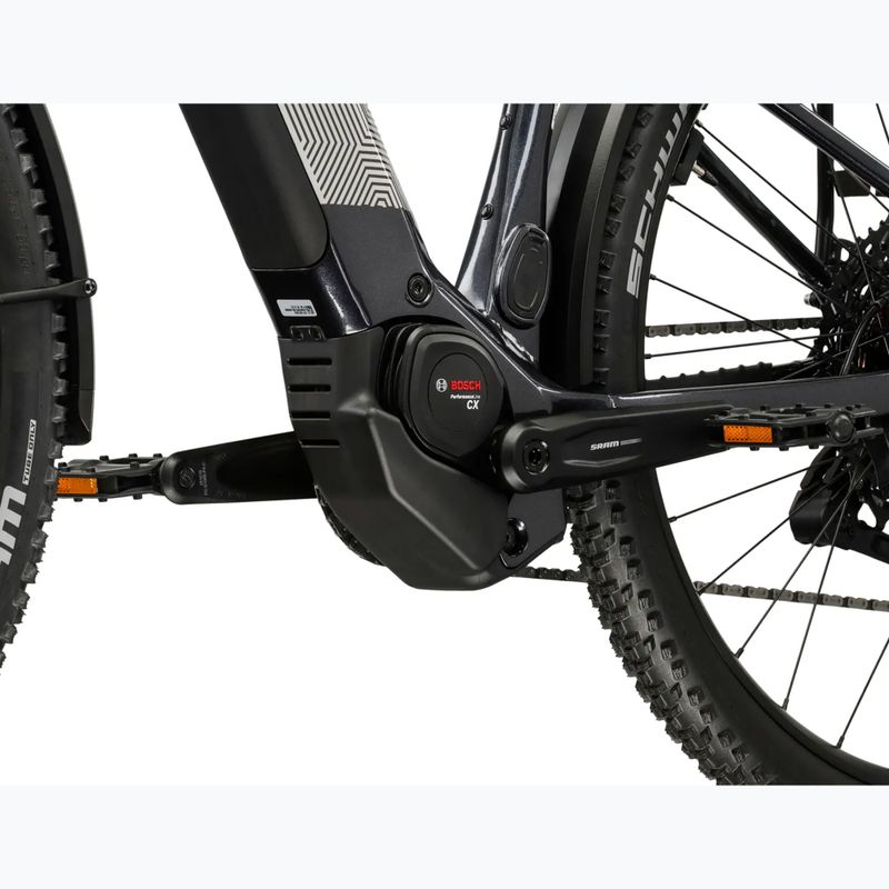 Bicicletă electrică KROSS Influx Suv Hybrid 6.0 29 el. 800 Wh graphite/silver/gloss 10