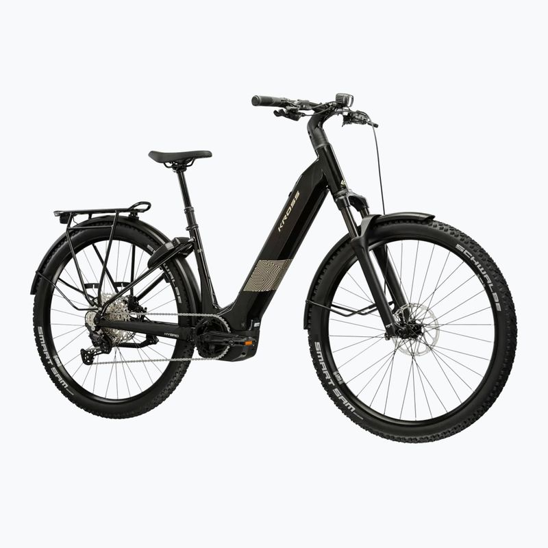 Bicicletă electrică KROSS Influx Suv Hybrid 4.0 800 29 el. black/beige/gloss 2