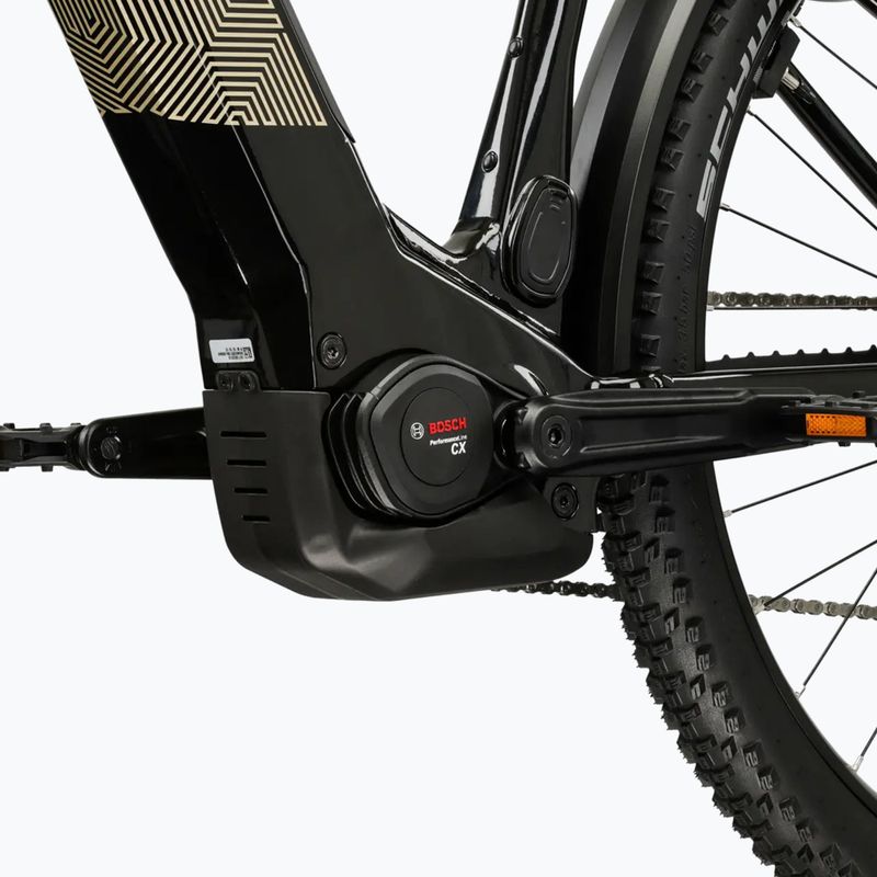 Bicicletă electrică KROSS Influx Suv Hybrid 4.0 800 29 el. black/beige/gloss 12