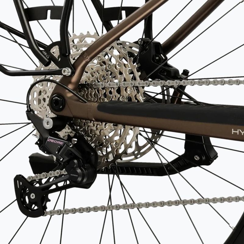 Bicicletă electrică KROSS Influx Suv Hybrid 4.0 800 29 electric gray/copper/matte 8