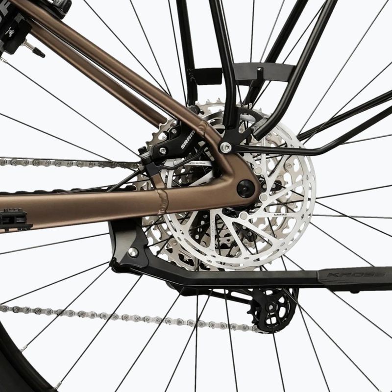 Bicicletă electrică KROSS Influx Suv Hybrid 4.0 800 29 electric gray/copper/matte 11