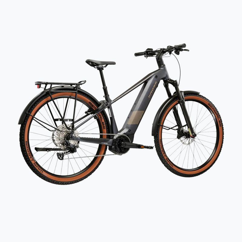 Bicicletă electrică KROSS Influx Suv Hybrid 4.0 800 29 el. graphite/gold/matte 3