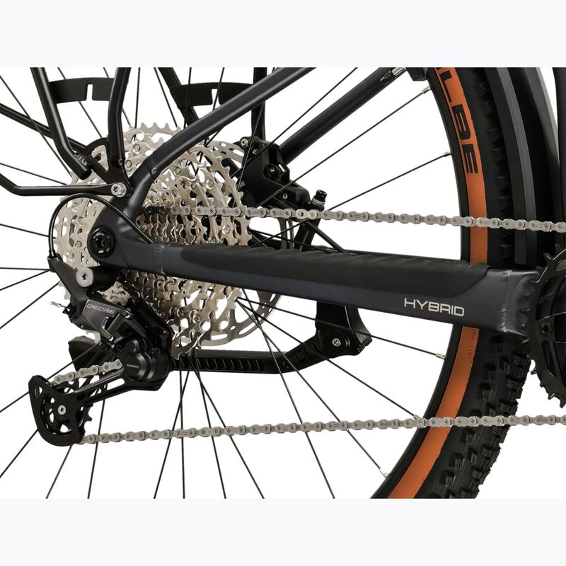 Bicicletă electrică KROSS Influx Suv Hybrid 4.0 800 29 el. graphite/gold/matte 8
