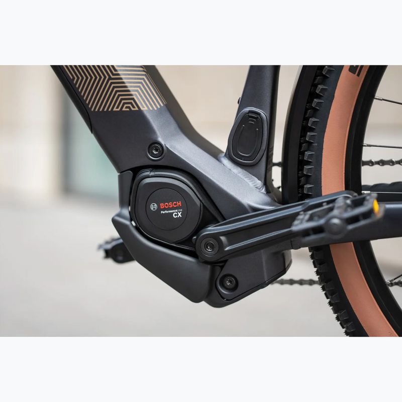 Bicicletă electrică KROSS Influx Suv Hybrid 4.0 800 29 el. graphite/gold/matte 21