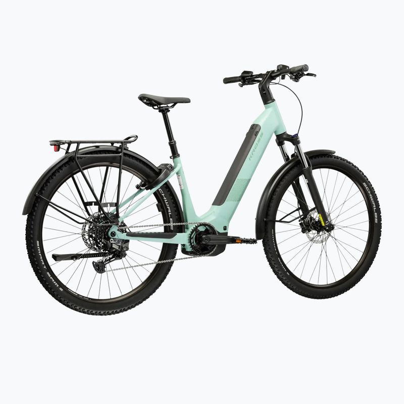 Bicicletă electrică KROSS Influx Suv Hybrid 3.0 29 el. 800 Wh green/green/matte 3