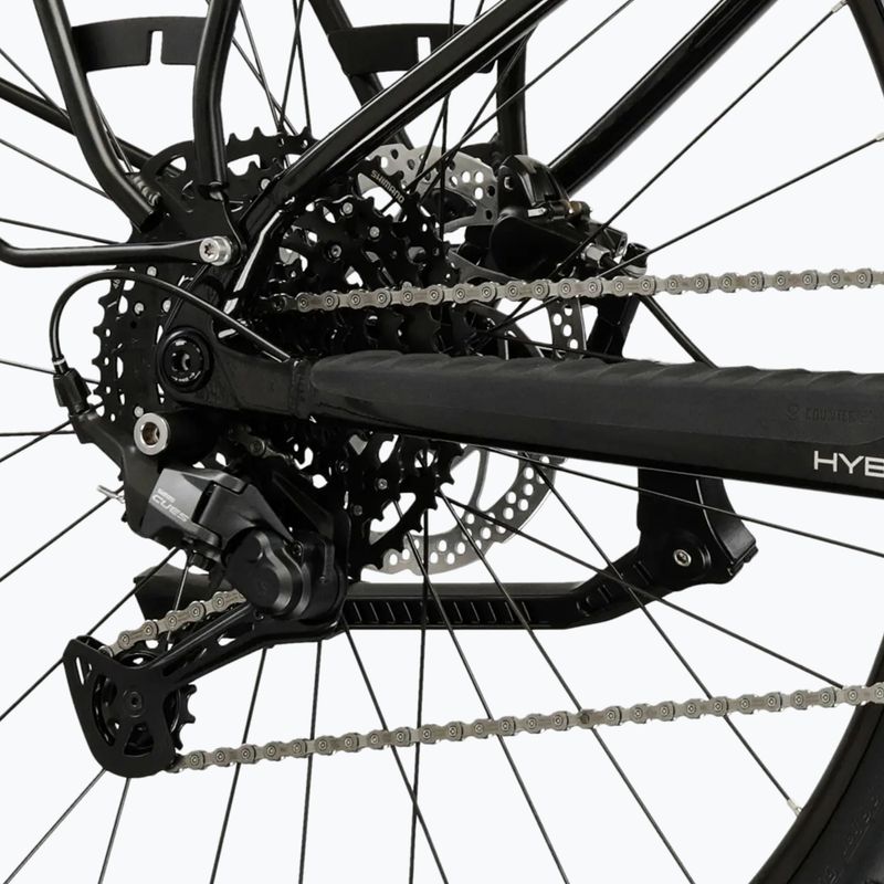 Bicicletă electrică KROSS Influx Suv Hybrid 3.0 29 el. 800 Wh black/silver/gloss 8