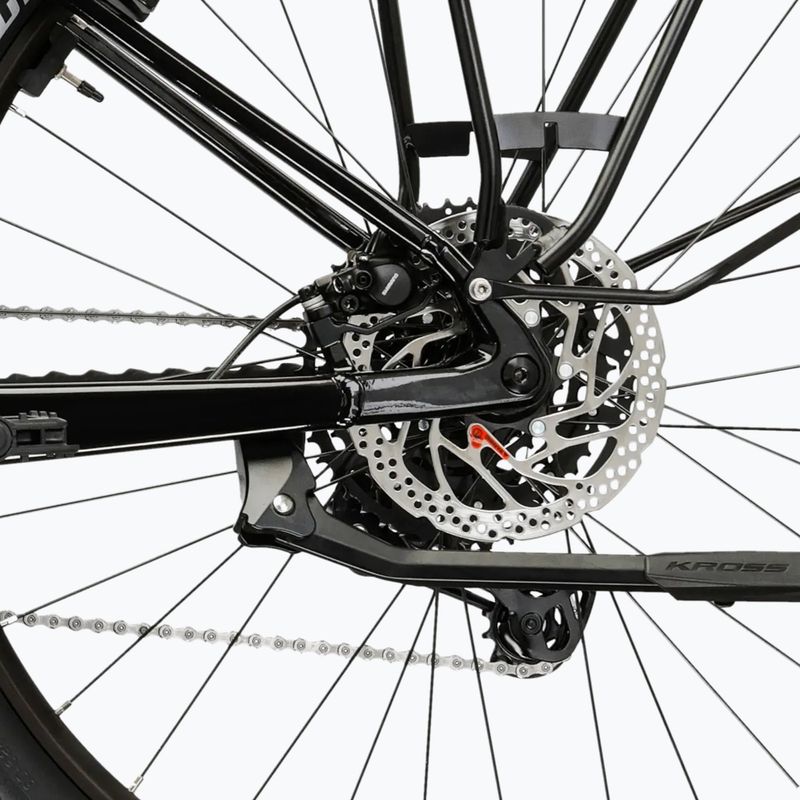 Bicicletă electrică KROSS Influx Suv Hybrid 3.0 29 el. 800 Wh black/silver/gloss 11