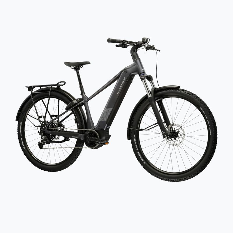 Bicicletă electrică KROSS Influx Suv Hybrid 3.0 29 el. 800 Wh graphite/silver/matte 2