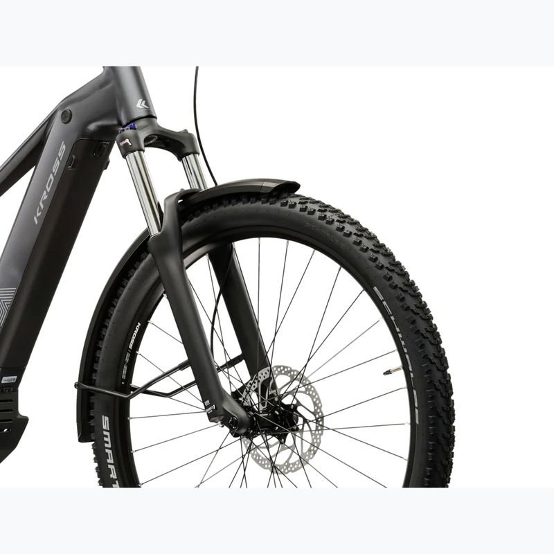 Bicicletă electrică KROSS Influx Suv Hybrid 3.0 29 el. 800 Wh graphite/silver/matte 6