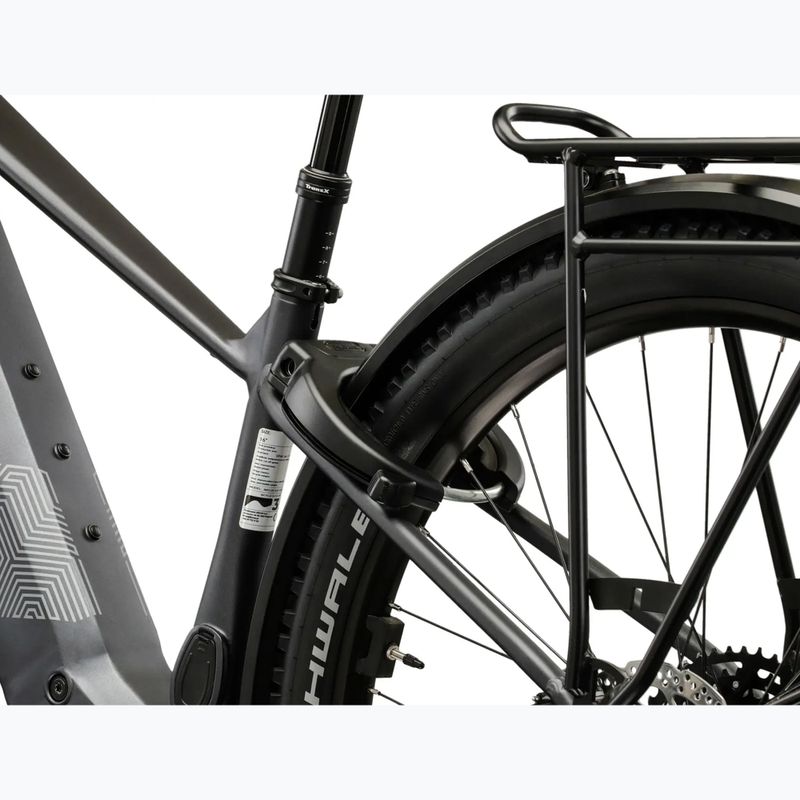 Bicicletă electrică KROSS Influx Suv Hybrid 3.0 29 el. 800 Wh graphite/silver/matte 12