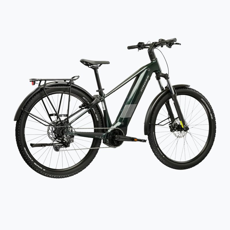 Bicicletă electrică KROSS Influx Suv Hybrid 2.0 600Wh green/silver/gloss 3
