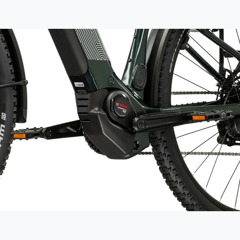 Bicicletă electrică KROSS Influx Suv Hybrid 2.0 600Wh green/silver/gloss 10